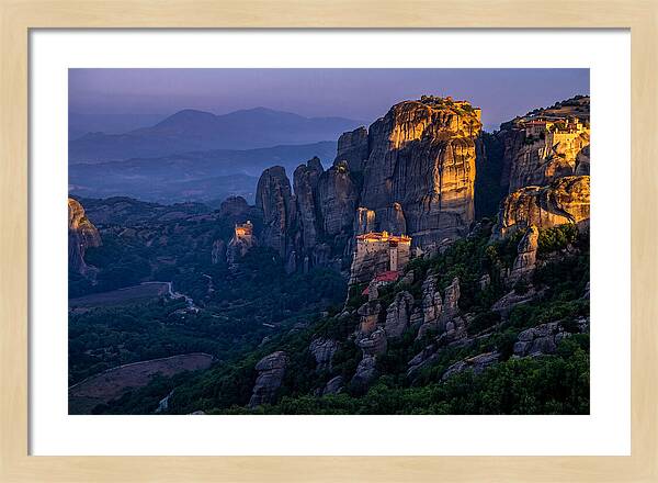 Meteora Monasteries At Dawn