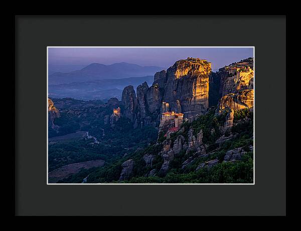 Meteora Monasteries At Dawn