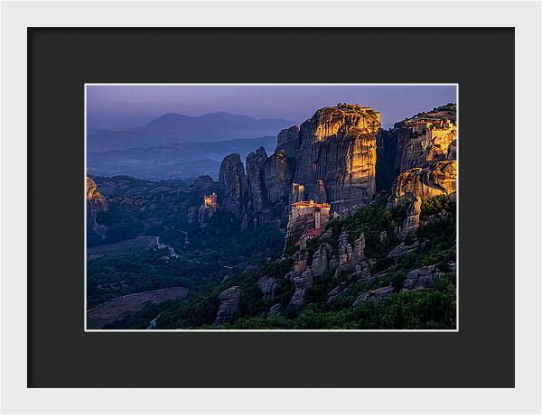 Meteora Monasteries At Dawn