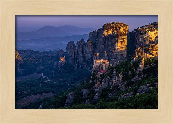 Meteora Monasteries At Dawn