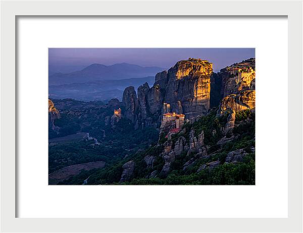 Meteora Monasteries At Dawn