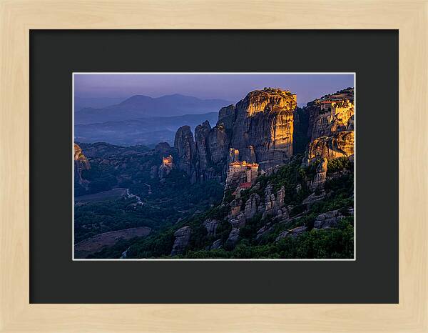 Meteora Monasteries At Dawn