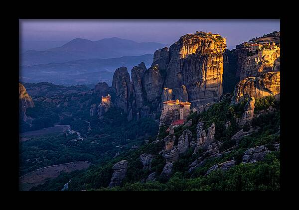 Meteora Monasteries At Dawn