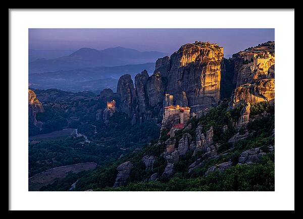 Meteora Monasteries At Dawn