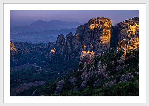 Meteora Monasteries At Dawn