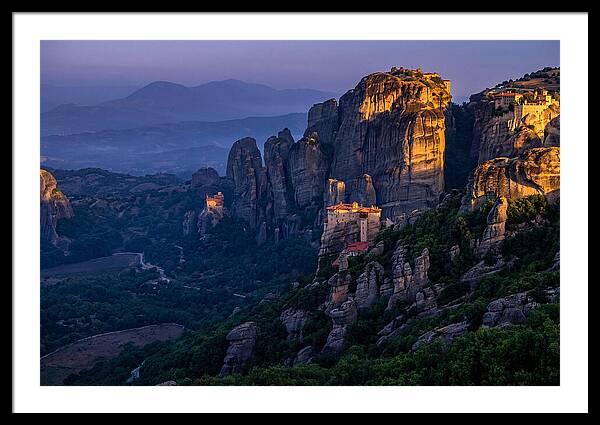 Meteora Monasteries At Dawn
