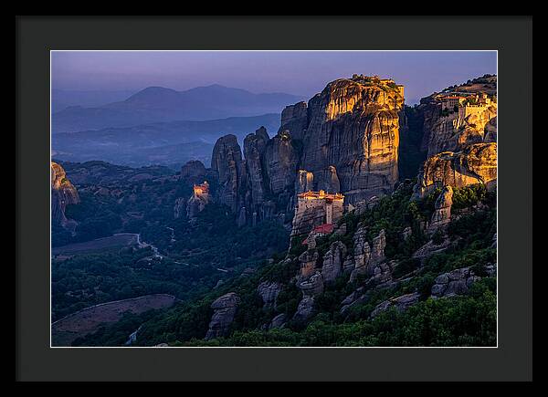 Meteora Monasteries At Dawn