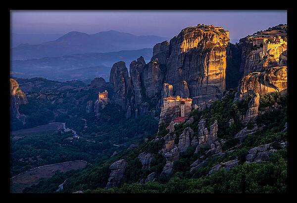 Meteora Monasteries At Dawn