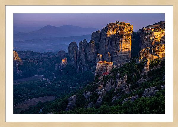 Meteora Monasteries At Dawn