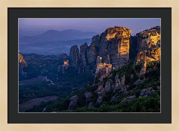 Meteora Monasteries At Dawn