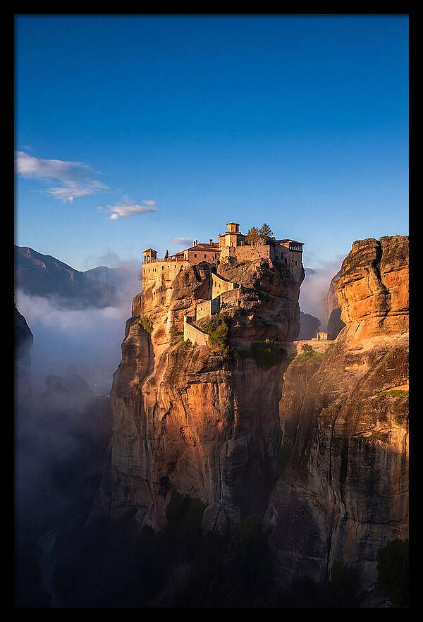 Meteora Monasteries At Sunrise