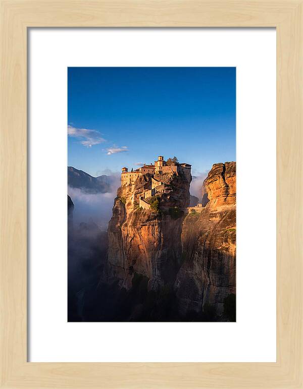 Meteora Monasteries At Sunrise