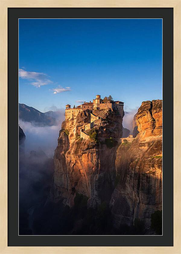 Meteora Monasteries At Sunrise