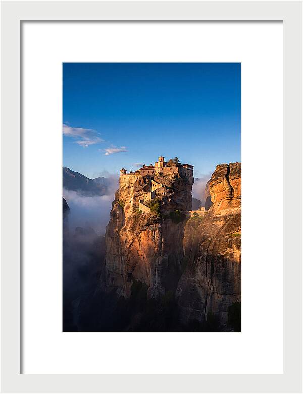 Meteora Monasteries At Sunrise