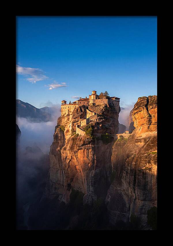 Meteora Monasteries At Sunrise