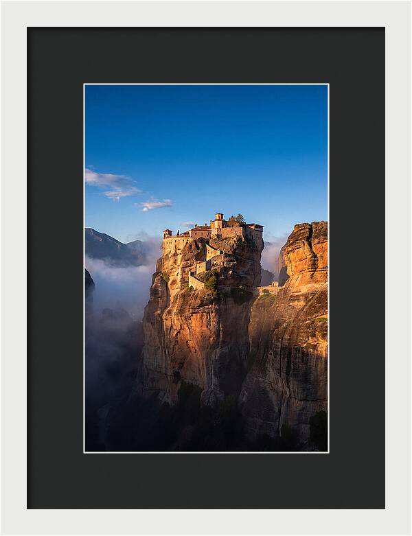 Meteora Monasteries At Sunrise