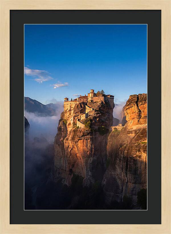 Meteora Monasteries At Sunrise