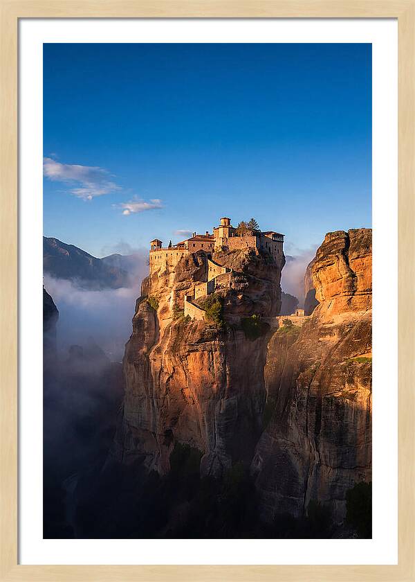 Meteora Monasteries At Sunrise