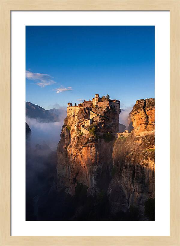 Meteora Monasteries At Sunrise