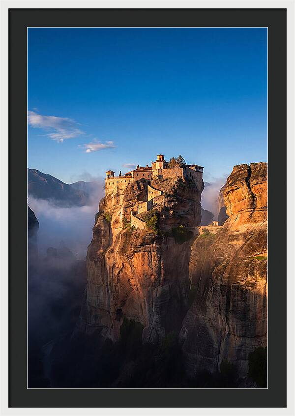 Meteora Monasteries At Sunrise