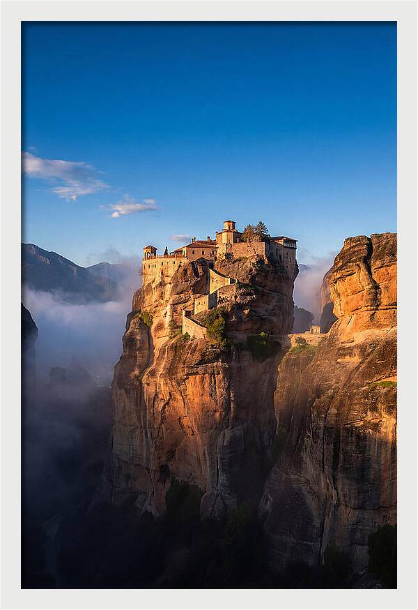 Meteora Monasteries At Sunrise