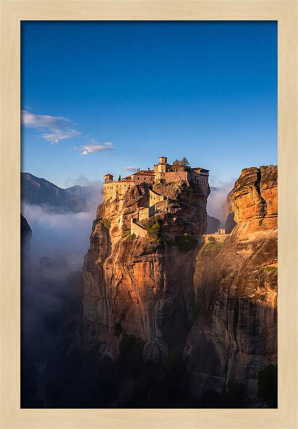 Meteora Monasteries At Sunrise