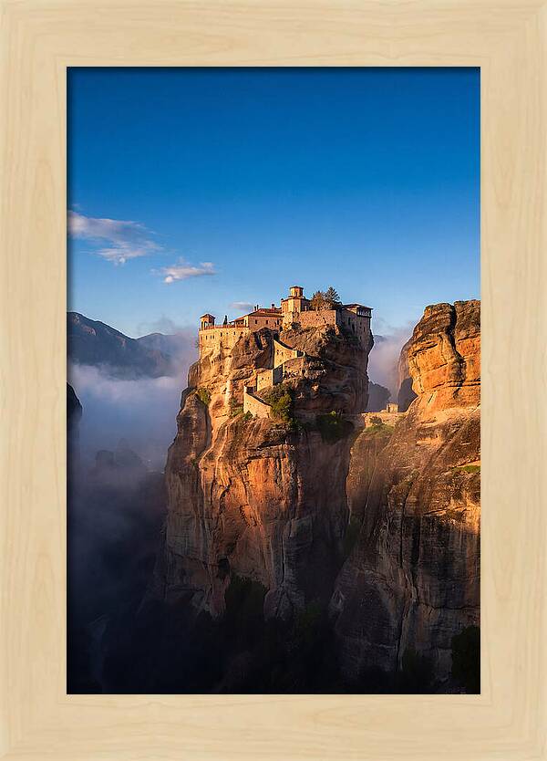 Meteora Monasteries At Sunrise