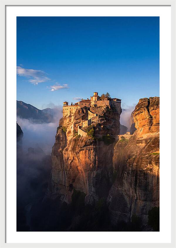 Meteora Monasteries At Sunrise