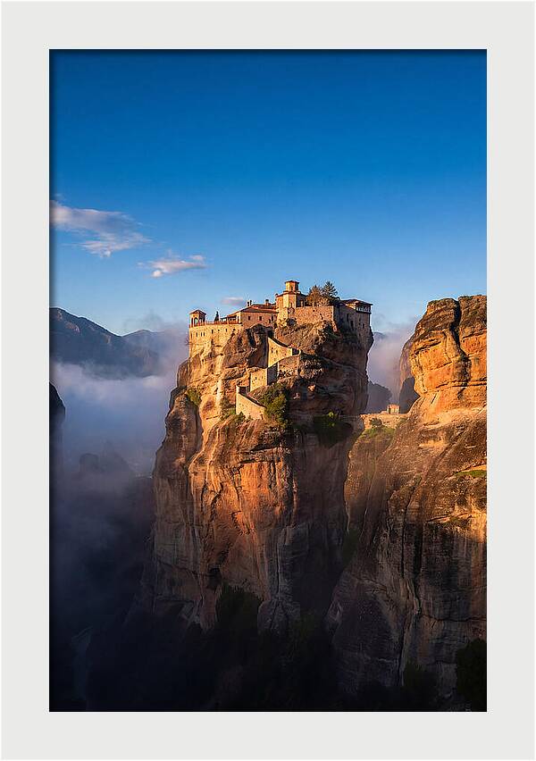 Meteora Monasteries At Sunrise