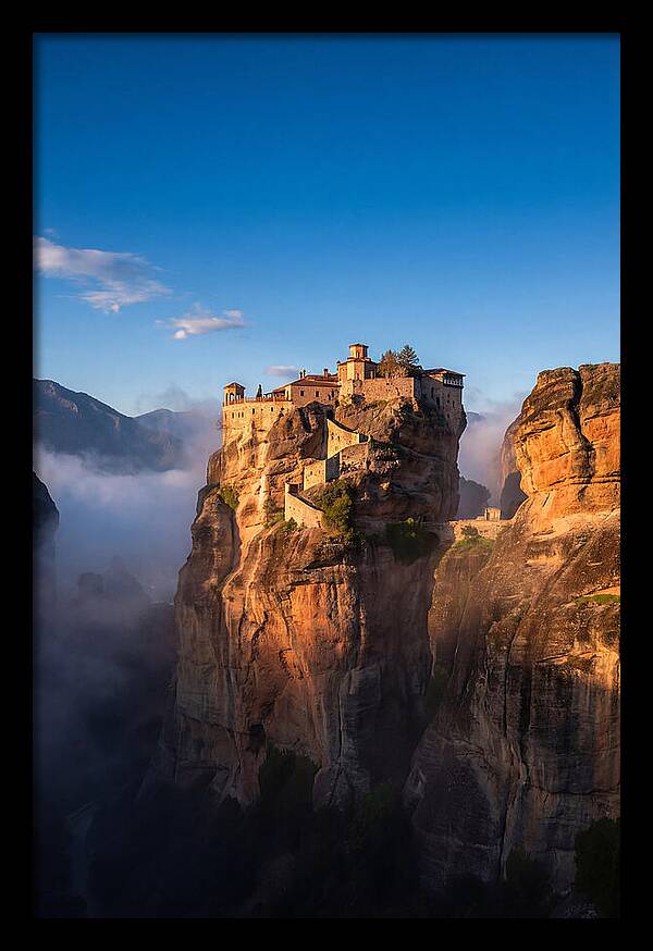 Meteora Monasteries At Sunrise