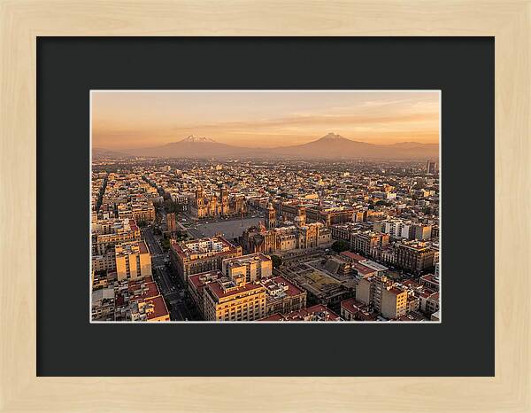 Mexico City At Golden Hour