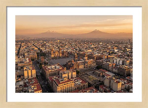 Mexico City At Golden Hour