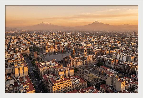 Mexico City At Golden Hour