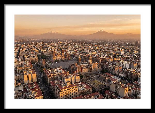 Mexico City At Golden Hour