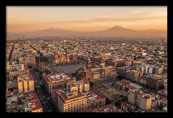 Mexico City At Golden Hour