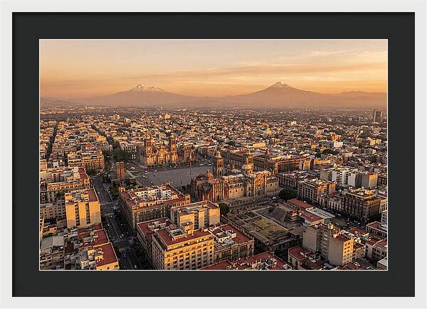 Mexico City At Golden Hour