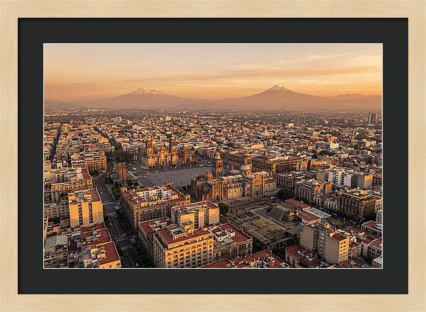 Mexico City At Golden Hour