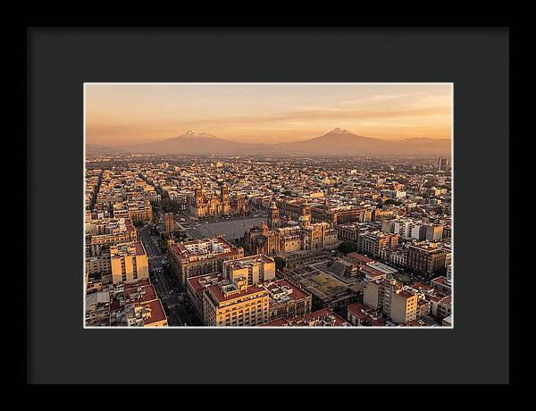 Mexico City At Golden Hour