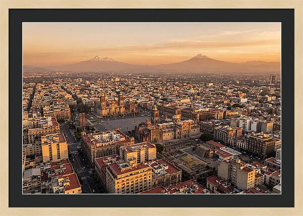 Mexico City At Golden Hour