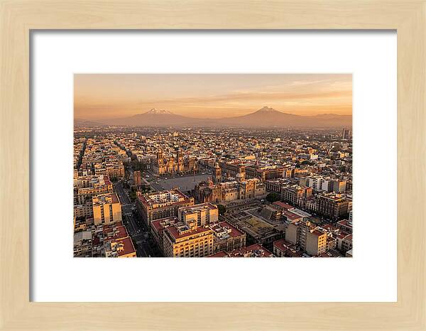 Mexico City At Golden Hour