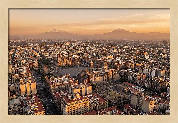 Mexico City At Golden Hour