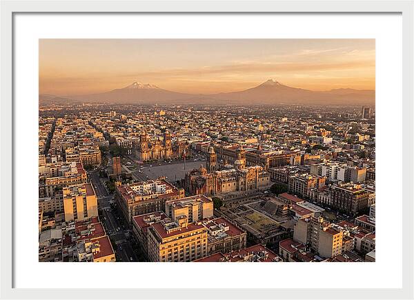 Mexico City At Golden Hour