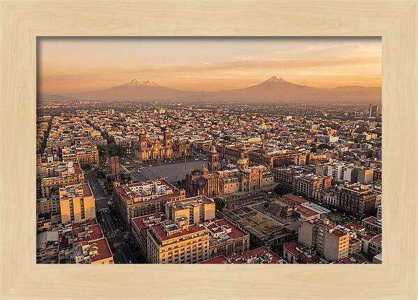Mexico City At Golden Hour