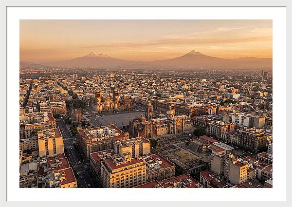Mexico City At Golden Hour