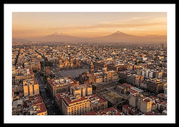 Mexico City At Golden Hour