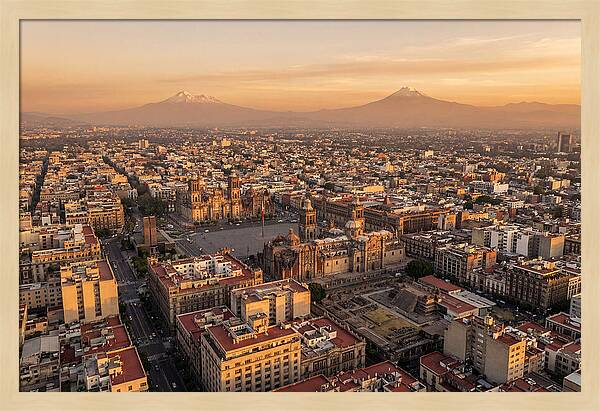 Mexico City At Golden Hour