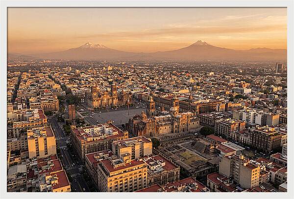 Mexico City At Golden Hour