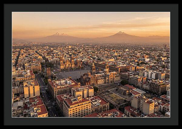 Mexico City At Golden Hour
