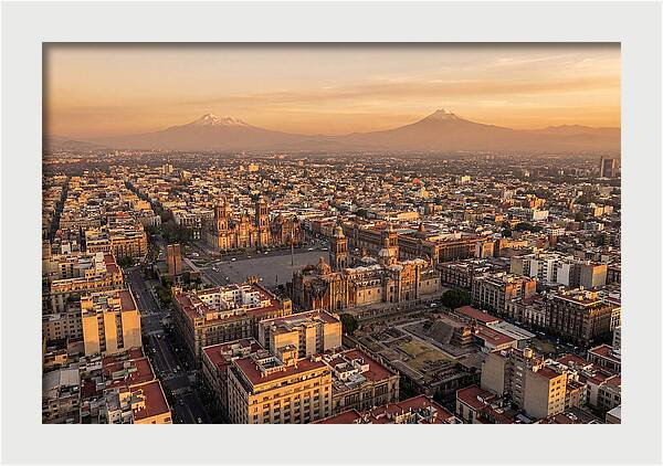 Mexico City At Golden Hour