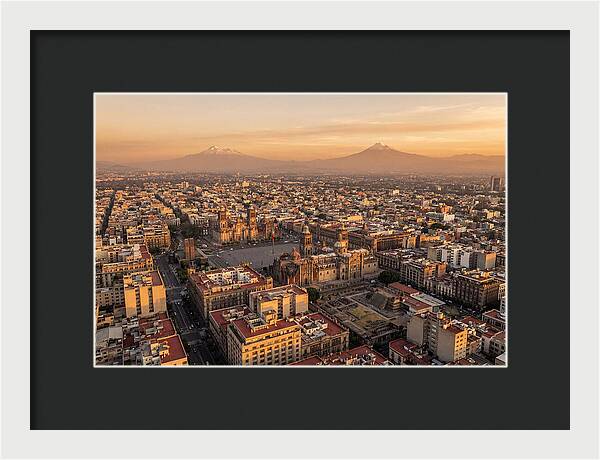 Mexico City At Golden Hour